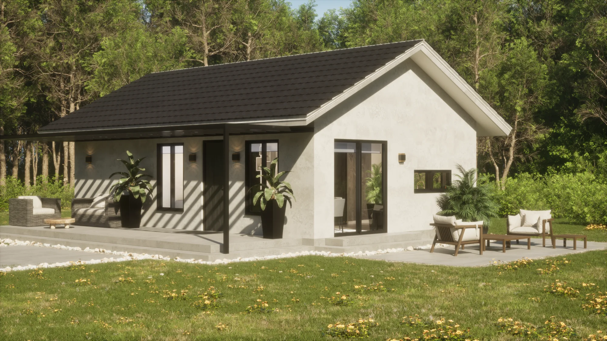 Pre-approved ADU exterior rendering