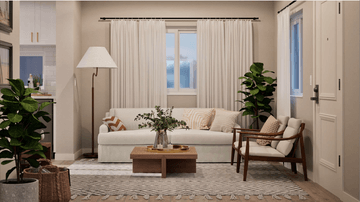 Modern ADU interior living room